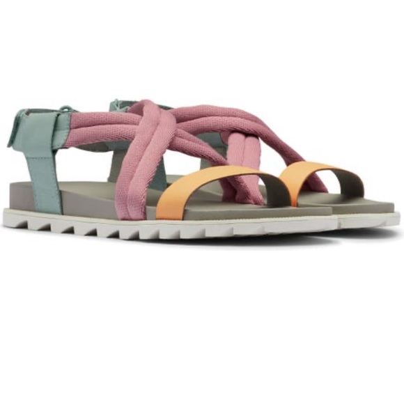 SOREL Roaming Decon Strappy Sandal in Crushed Blue Chrome NWB! - Picture 9 of 12